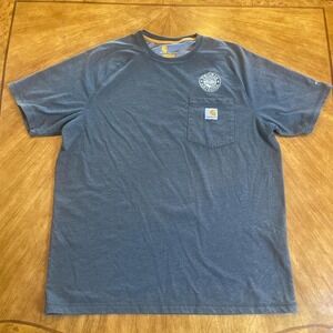 Carhartt Peoria Arizona Pocket T-Shirt Men's Large Workwear Graphic Tee